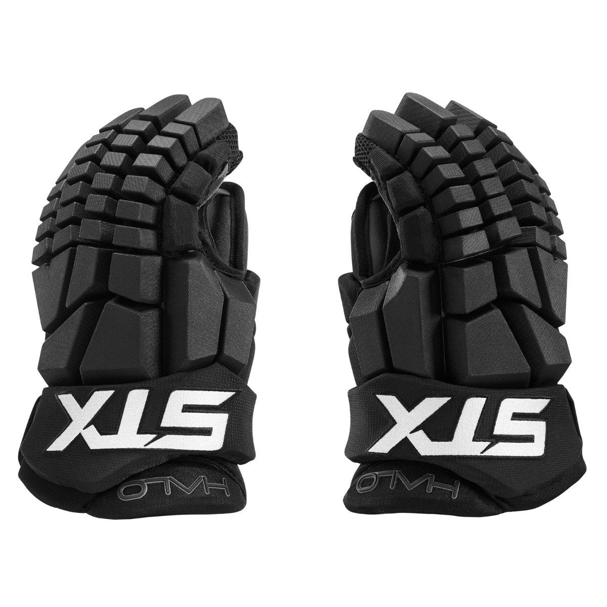 STX Halo Ice Hockey Glove Black Pair Back