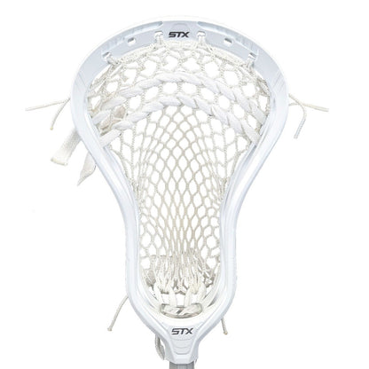 STX Hammer 1k lacrosse head pro-strung white front