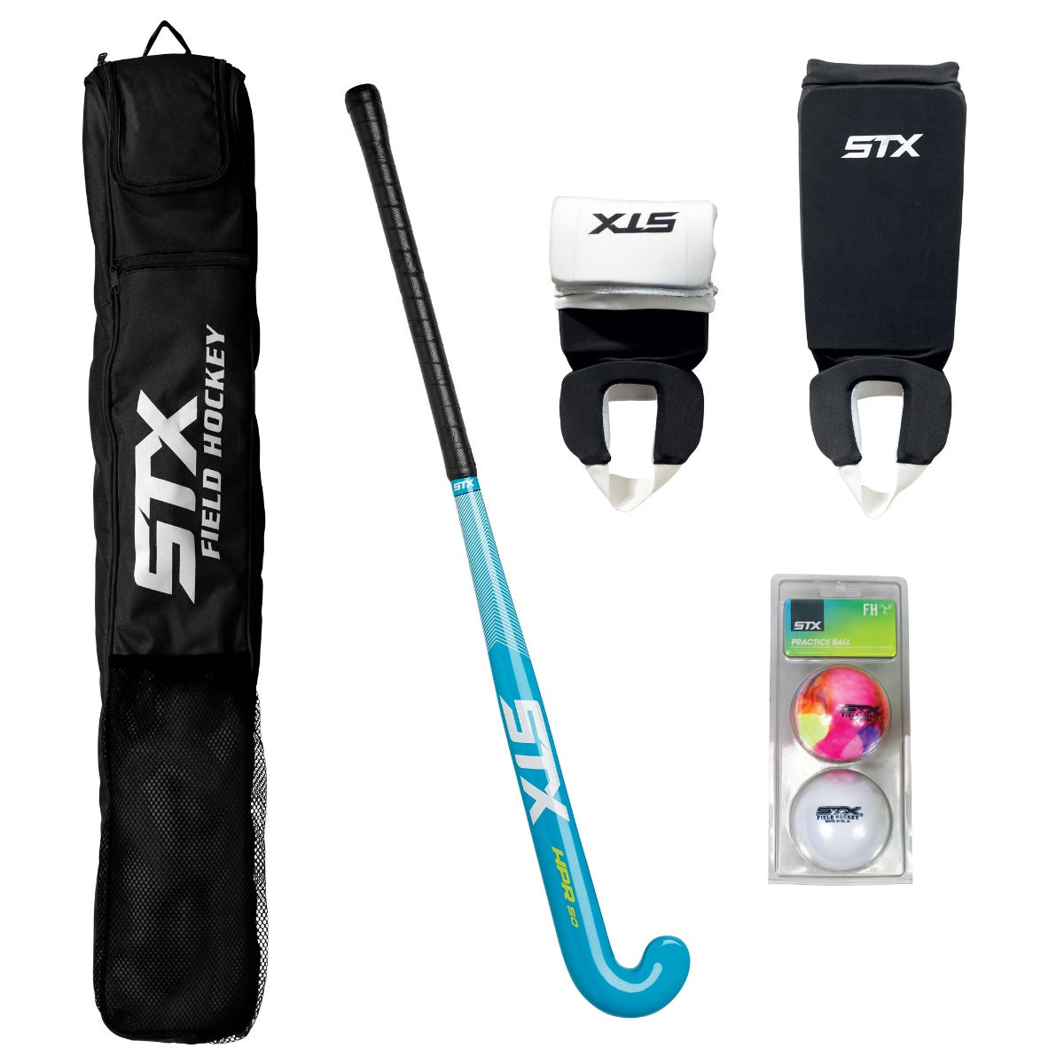 STX junior field hockey starter set - blue stick