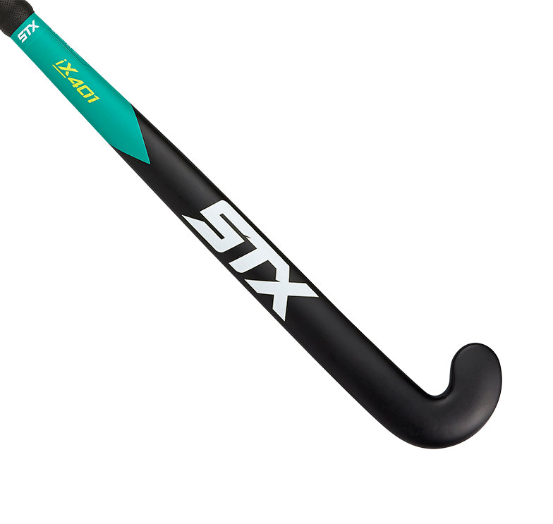 STX iX 401 Field Hockey Stick, 36.5 inches, Teal and Yellow