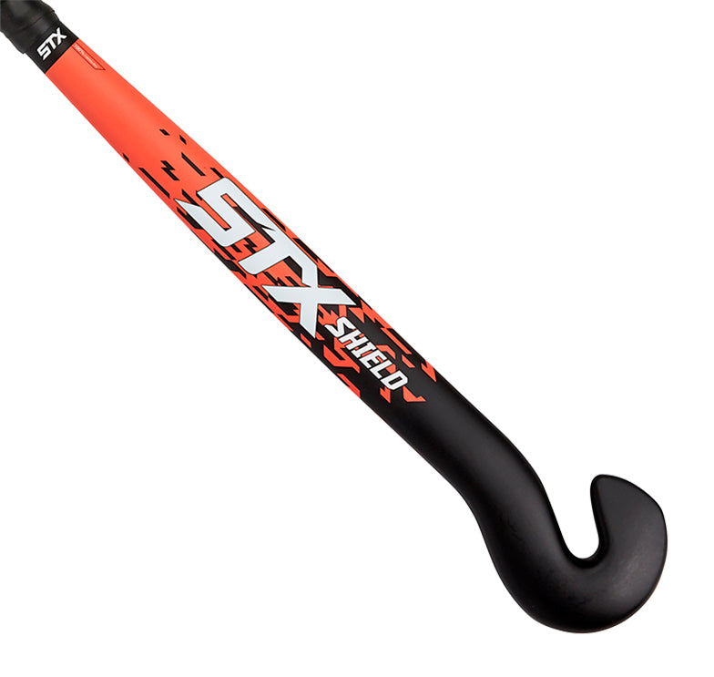 STX Field Hockey Shield II Goalie Stick Black and Bright Red