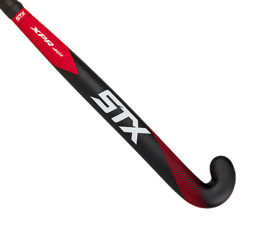 STX XPR 401 Field Hockey Stick, Black and Red