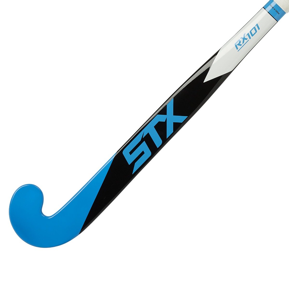 RX101 white blue field hockey stick back