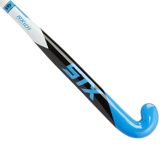 RX101 white blue field hockey stick front