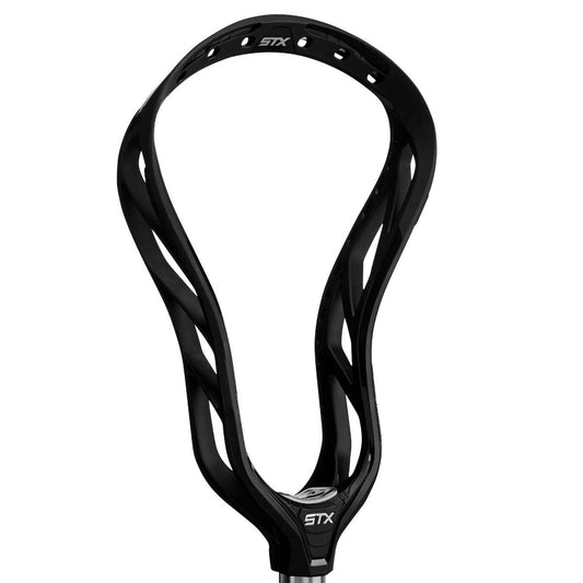 stx hammer 1k unstrung lacrosse head black angle