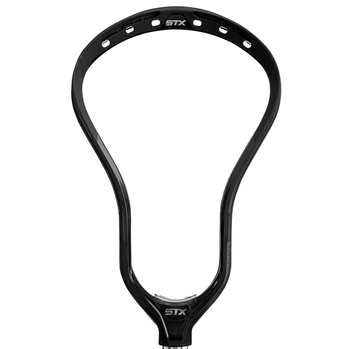 stx hammer 1k unstrung lacrosse head black front