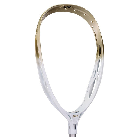 STX Eclipse 3 lacrosse goalie head gold fade angled