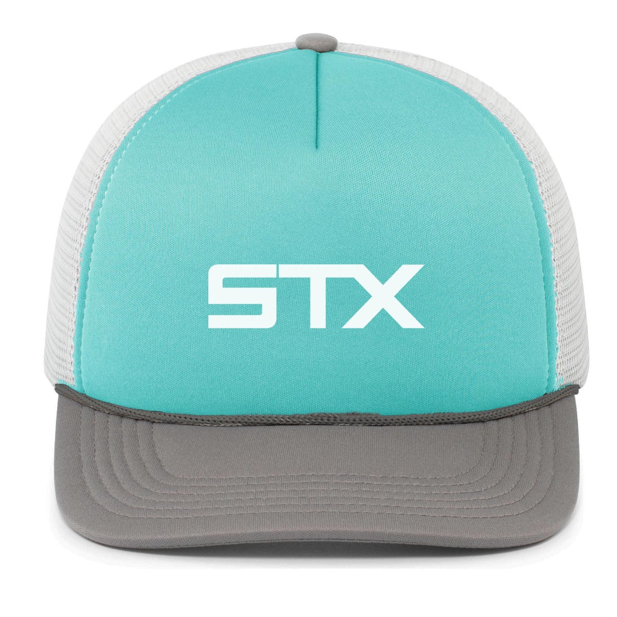 stx trucker hat mint green front