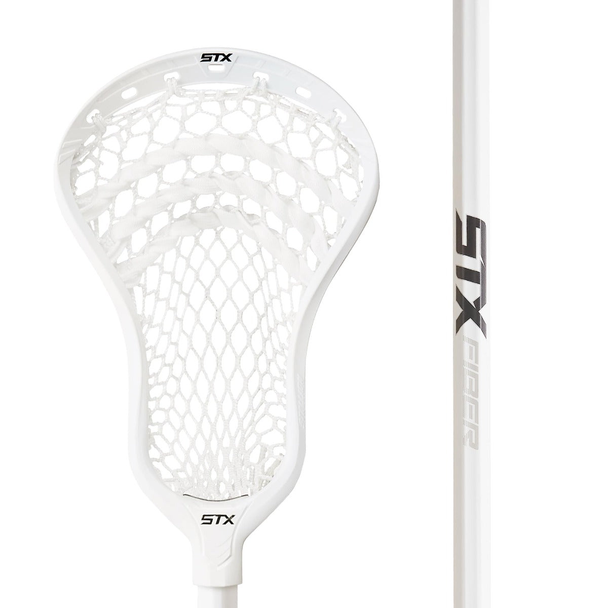 STX Stallion 1K Complete Lacrosse Stick white front