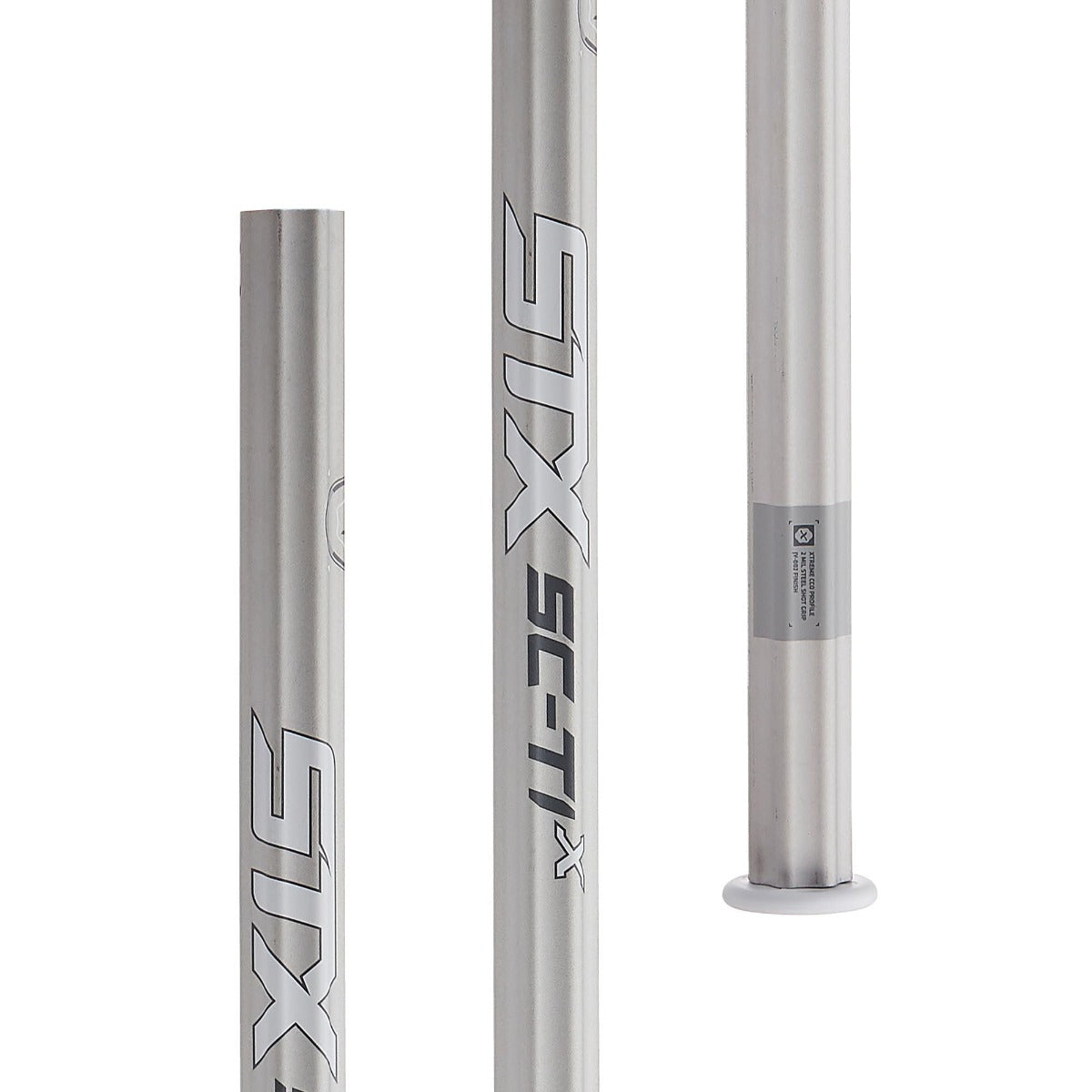 STX ScTi alloy lacrosse handle R profile platinum