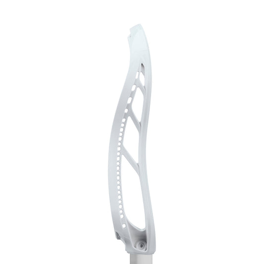 stx x-it face off lacrosse head flex unstrung white side