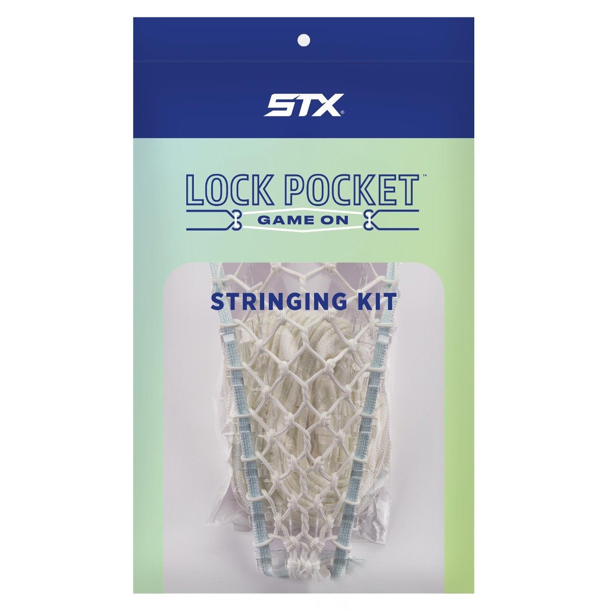 women's lock pocket stringing kit in packaging white