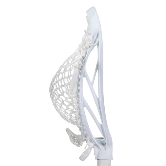 surgeon 1k strung lacrosse head white side