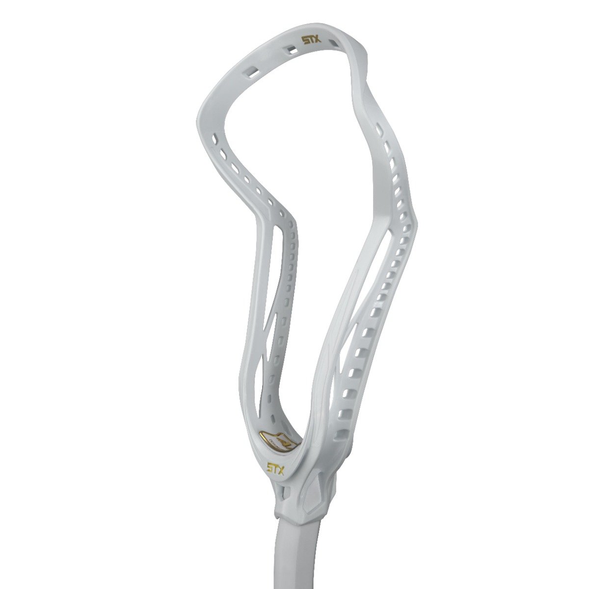 stx aria pro white head only unstrung angled