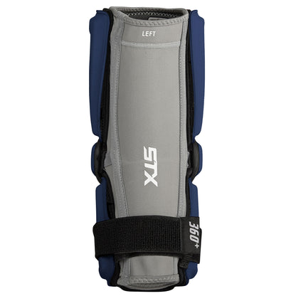 STX Stallion 900 Lacrosse Arm Guards navy back