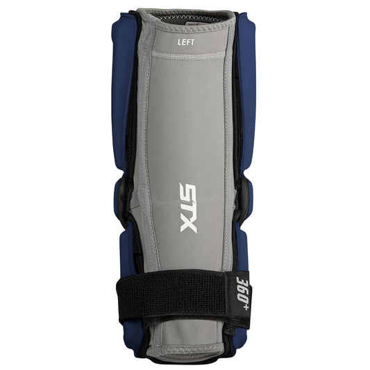 STX Stallion 900 Lacrosse Arm Guards navy back