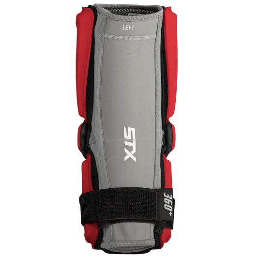 STX Stallion 900 Lacrosse Arm Guards red back