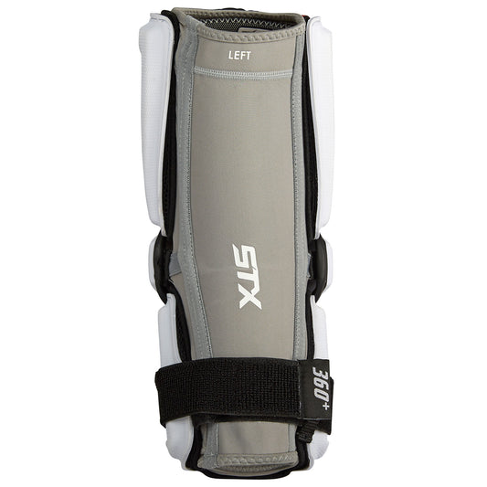 STX Stallion 900 Lacrosse Arm Guards white back