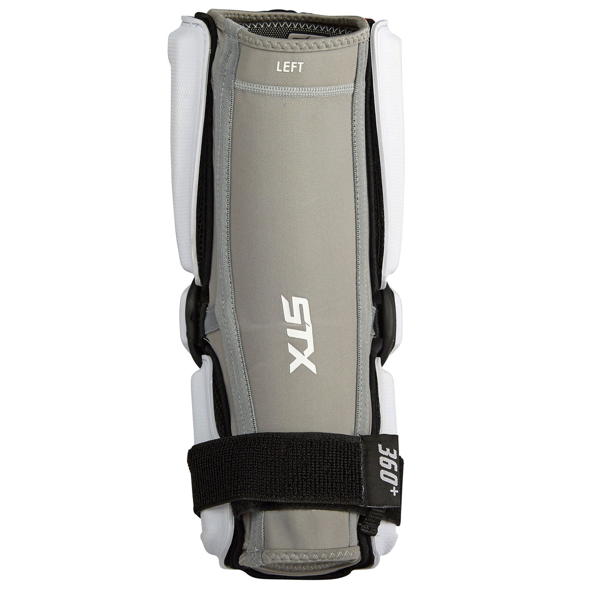 STX Stallion 900 Lacrosse Arm Guards white back