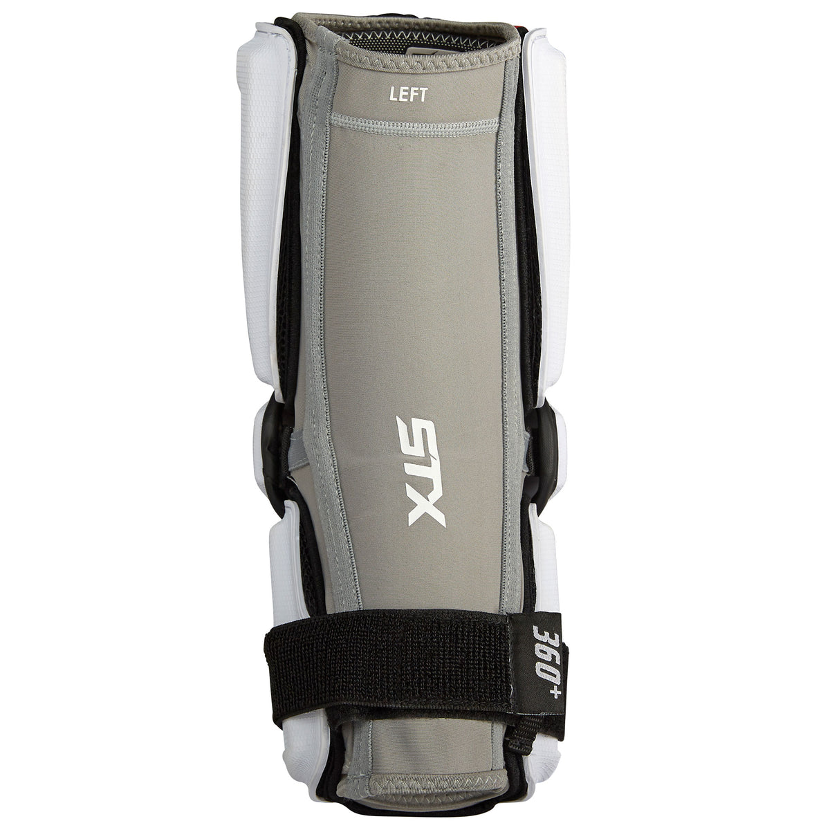 STX Stallion 900 Lacrosse Arm Guards white back