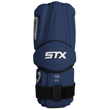 STX Stallion 900 Lacrosse Arm Guards navy front