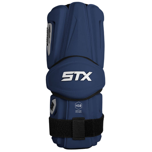 STX Stallion 900 Lacrosse Arm Guards navy front