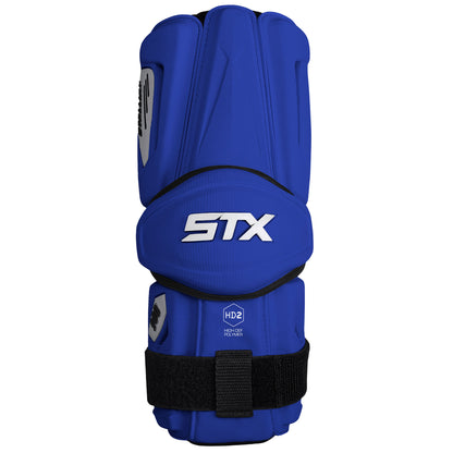 STX Stallion 900 Lacrosse Arm Guards royal front