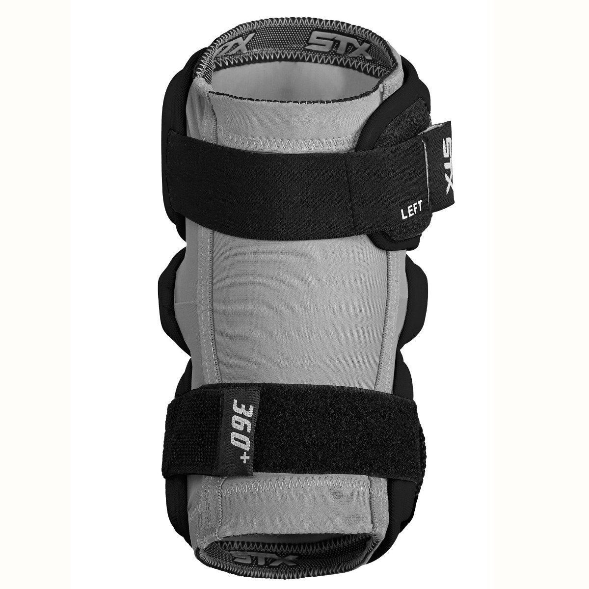 stallion 400 lacrosse arm pads black back