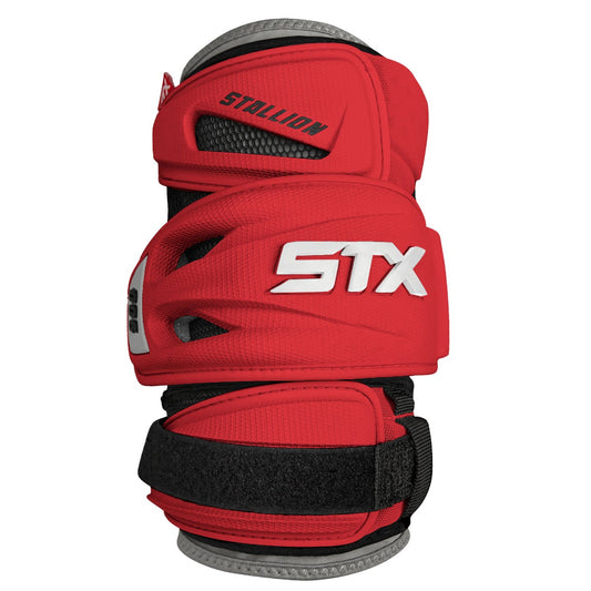 STX lacrosse stallion 900 arm pad red front