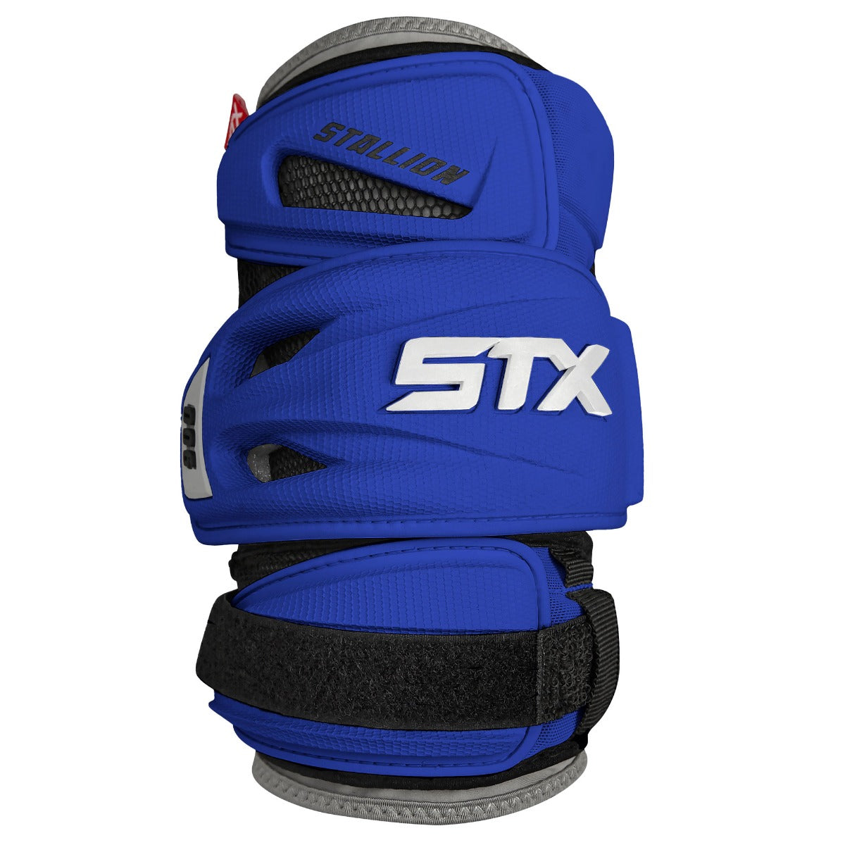 STX stallion 900 lacrosse arm pad royal front