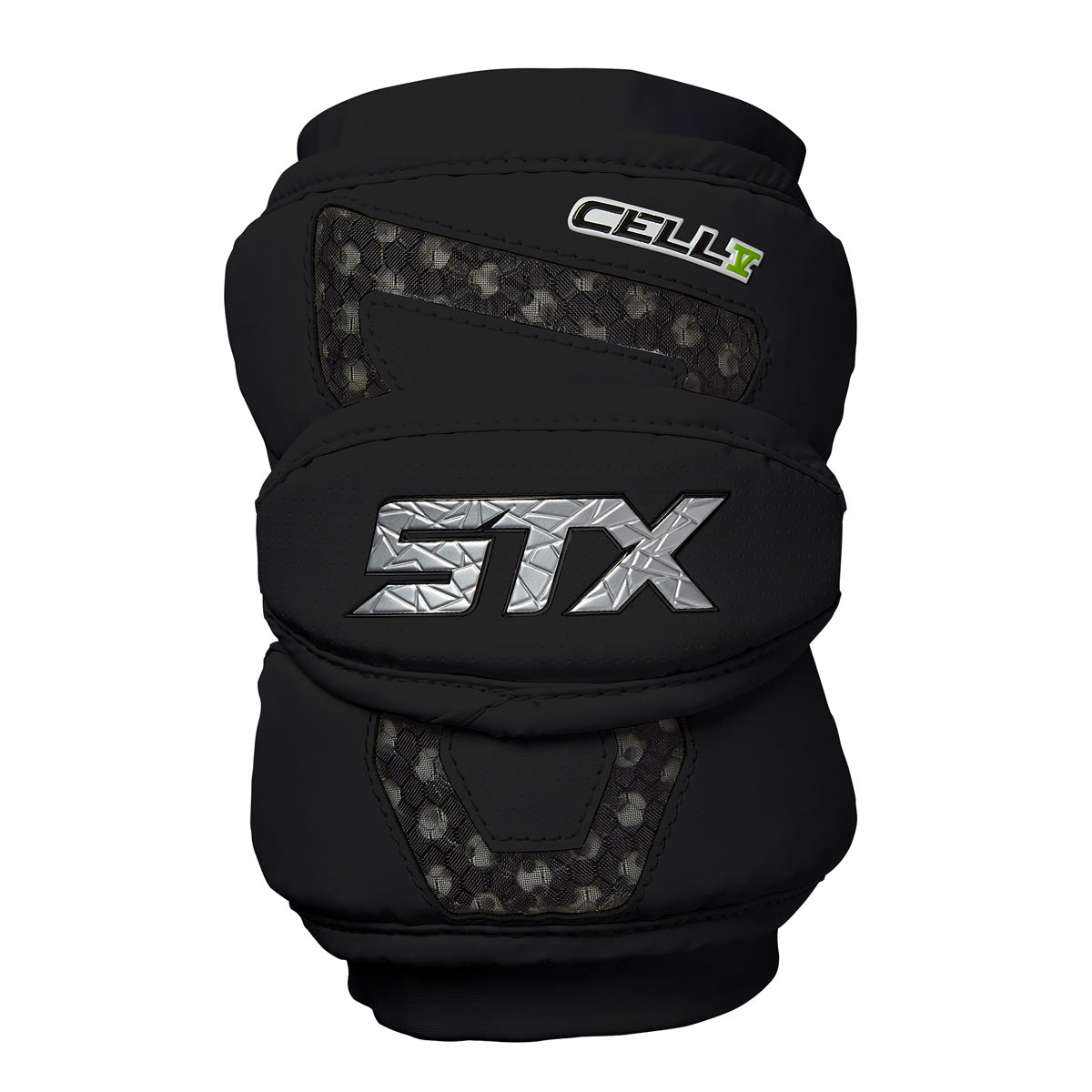 Cell V Elbow Pad Front Black