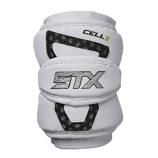 Cell V Elbow Pad Front White