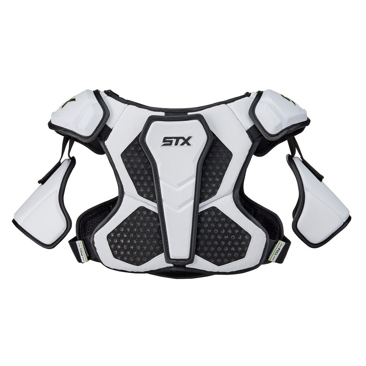 Cell V Shoulder Pad White Back