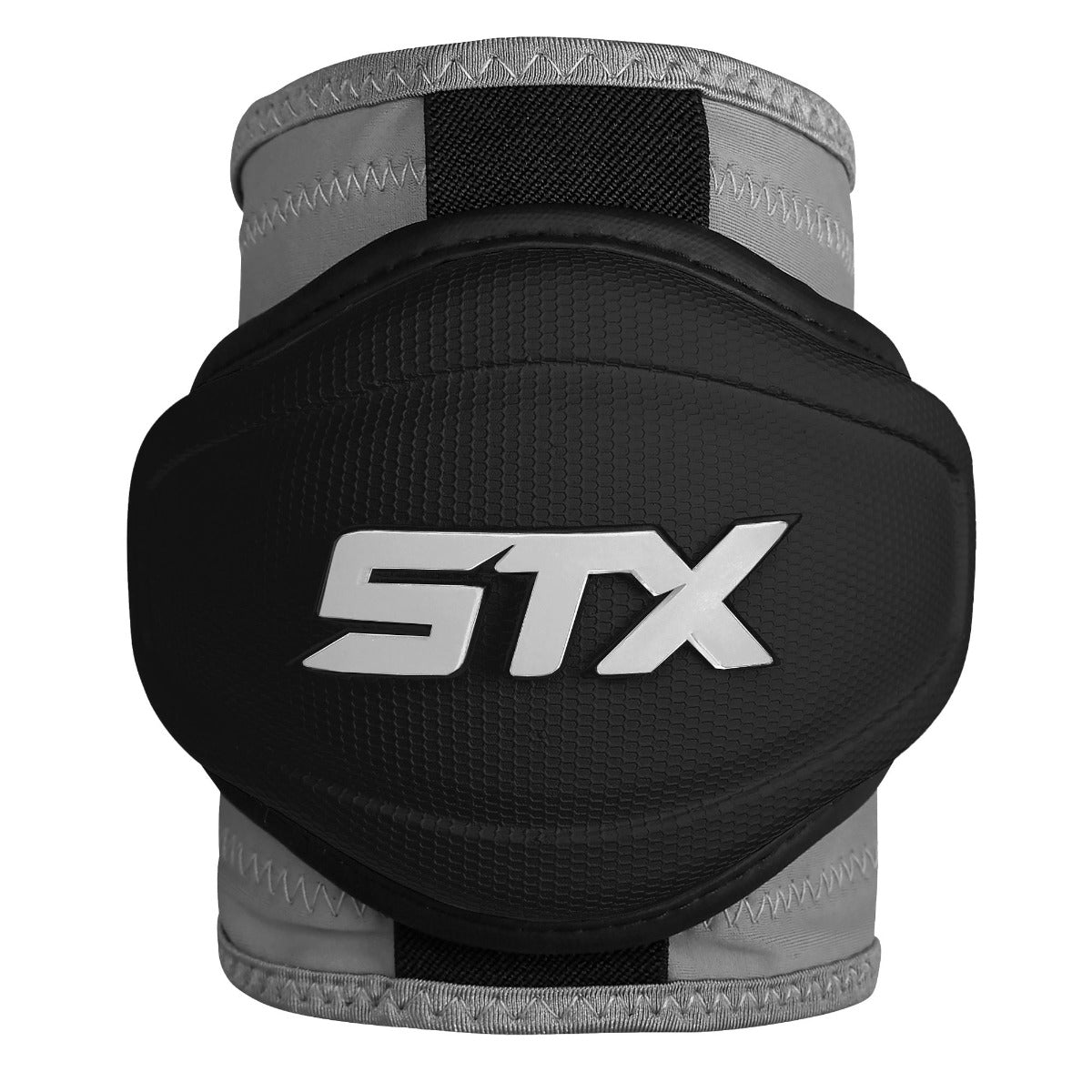 stx stallion 900 lacrosse elbow pads black front