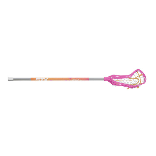 stx exult rise girl's lacrosse stick punch angled