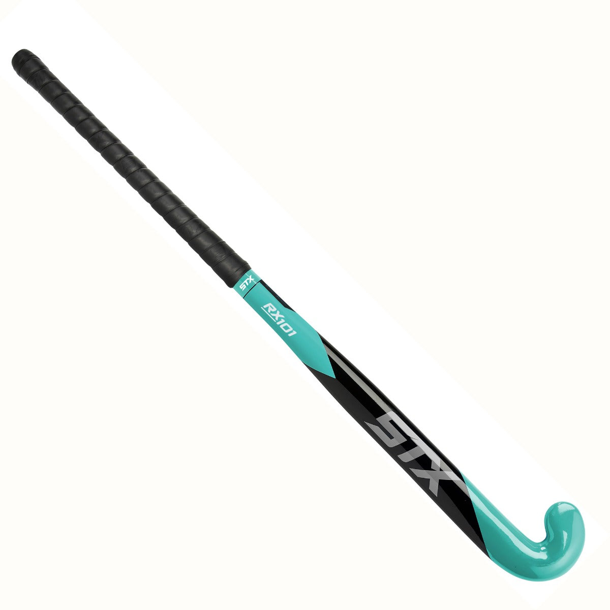 stx rx 101 field hockey stick teal/black front