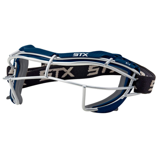 STX Focus XV-S Women's Lacrosse Goggle Navy/Graphite Side