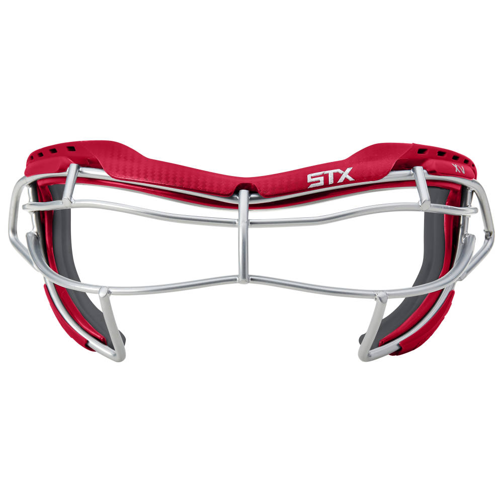 STX Focus XV-S Women's Lacrosse Goggle Red/Graphite