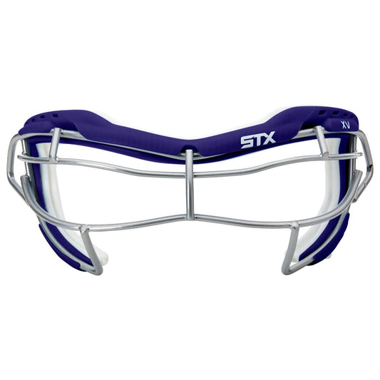 STX Focus XV-S Women's Lacrosse Goggle Royal/White