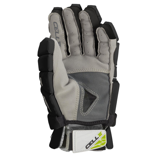 stx cell 6 lacrosse glove black palm