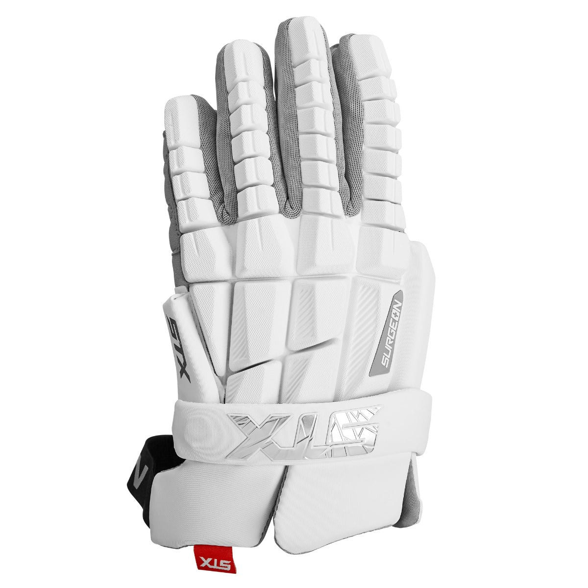 stx rzr 2 goalie gloves white back of hand