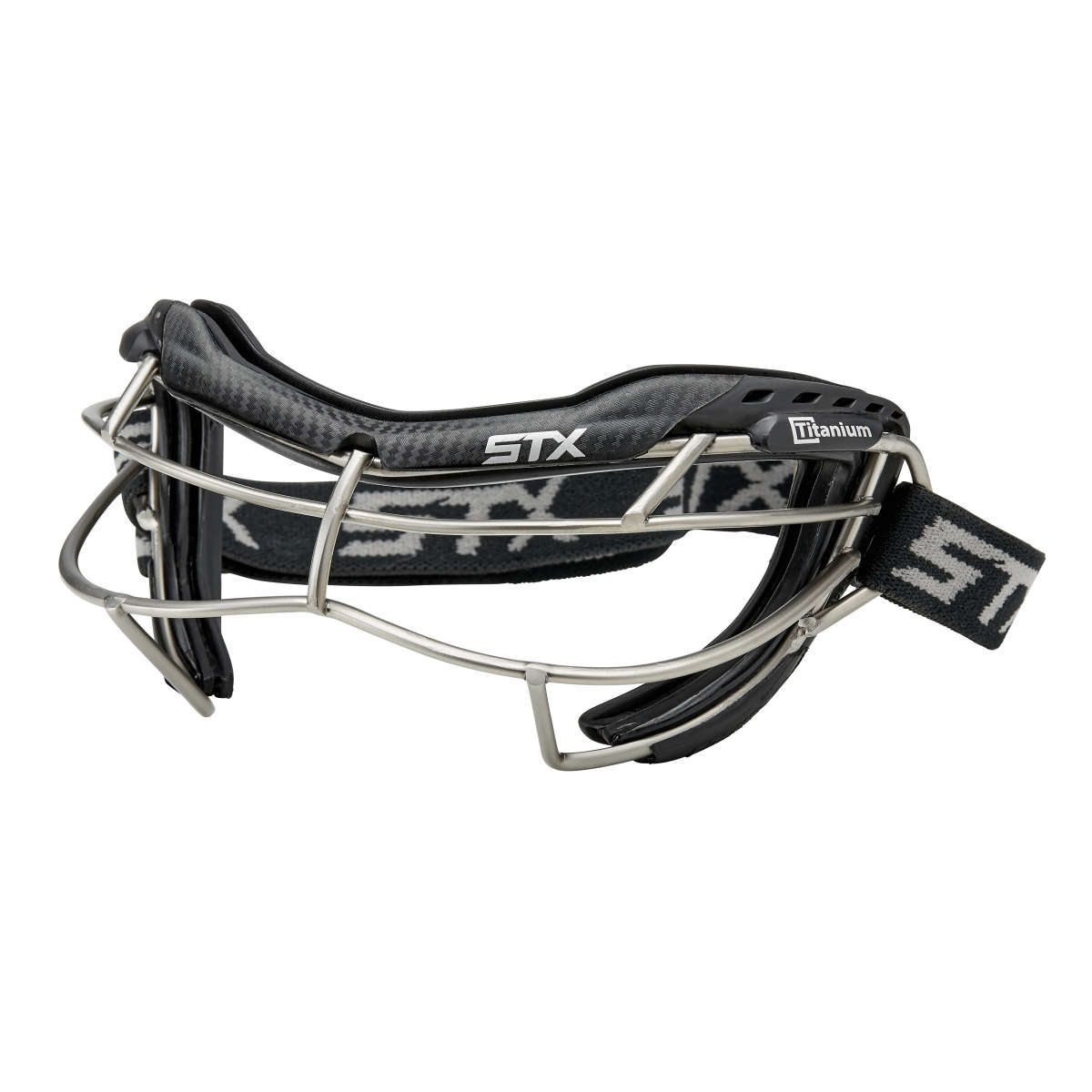 STX Focus-S Ti+ Lacrosse Goggle Angle Black