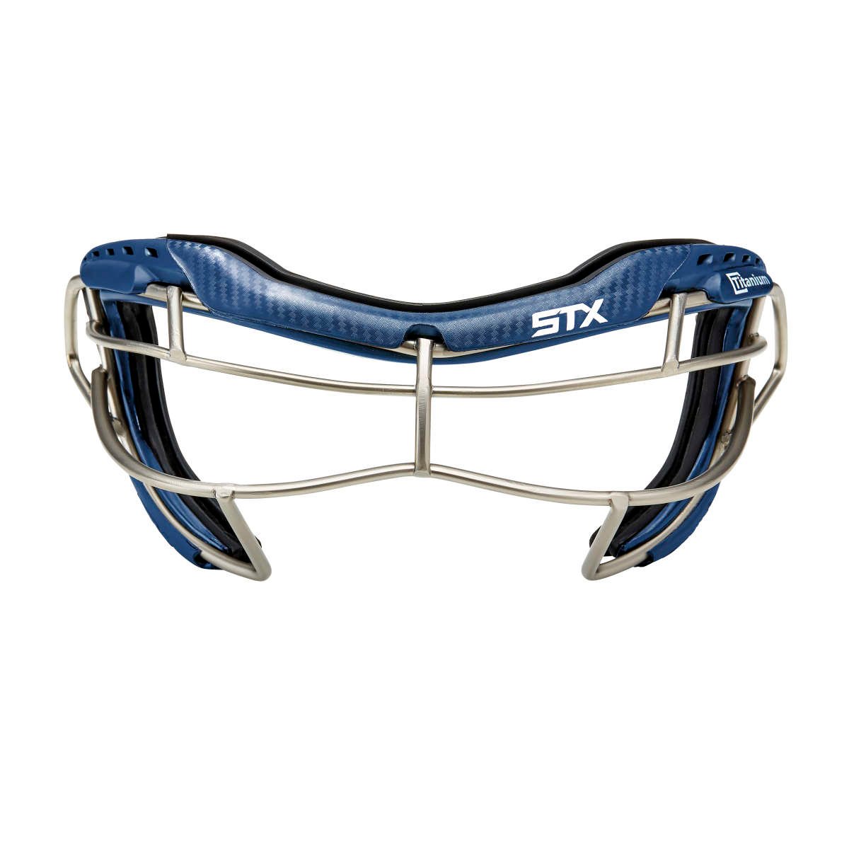 STX Focus-S Ti+ Lacrosse Goggle Front Navy