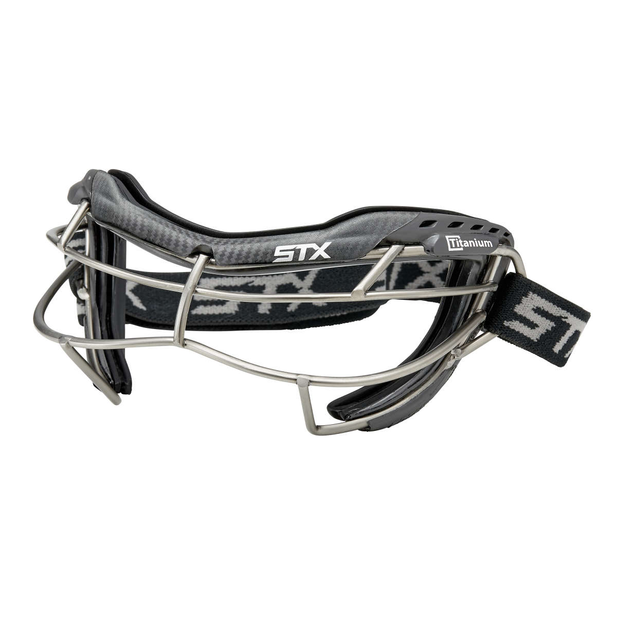 STX Focus-S Ti+ Lacrosse Goggle Angle Graphite