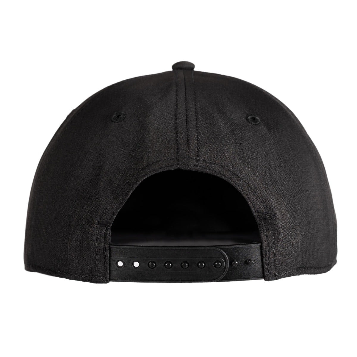 STX Leather Logo Patch Hat Black with White Rope