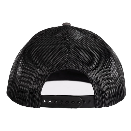 charcoal mesh back stx logo hat back