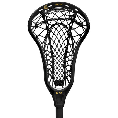 STX Fortress 700 Complete Stick Black with Black Crux Mesh 2.0 Pocket Head