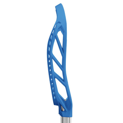 stx hammer 1K unstrung lacrosse head blue side view