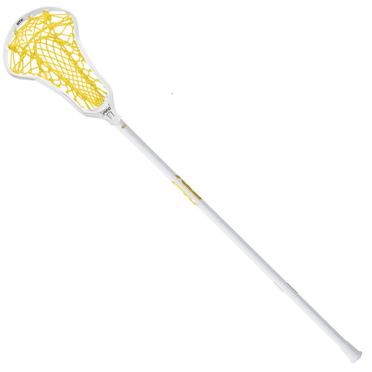 Crux Pro White Complete Stick with White Head and Yellow CRux Mesh 2.0 Pocket Front