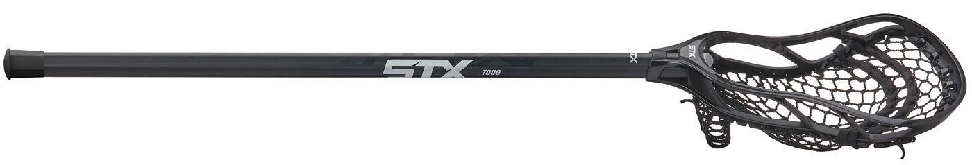 STX Stallion 300 Complete Lacrosse Stick Junior Size Black Angle